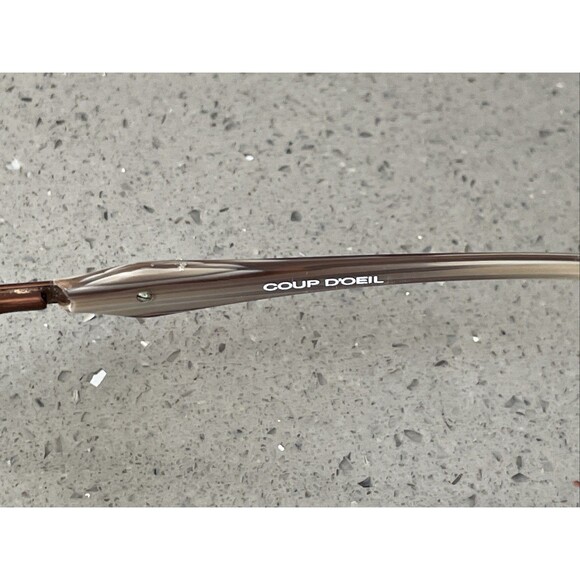 COUP D\'OEIL EYEGLASSES FRAMES Only K463 50-17-135  D54 Full Rim Bronze Red main image 8